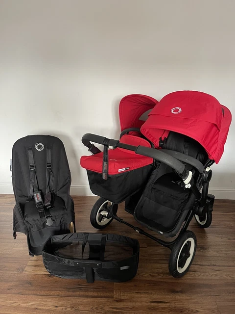Bugaboo Donkey Duo Double Pushchair - Donkey3 Red Hoods