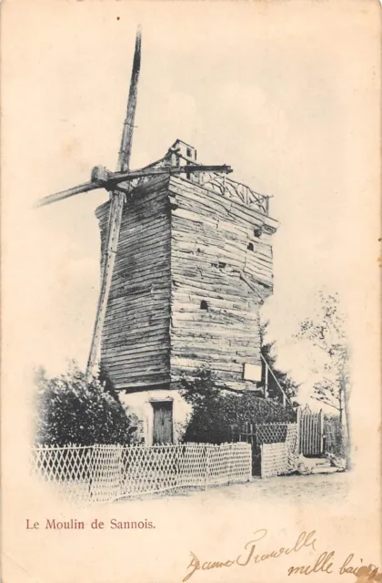 Cpa 95 Le Moulin De Saanois