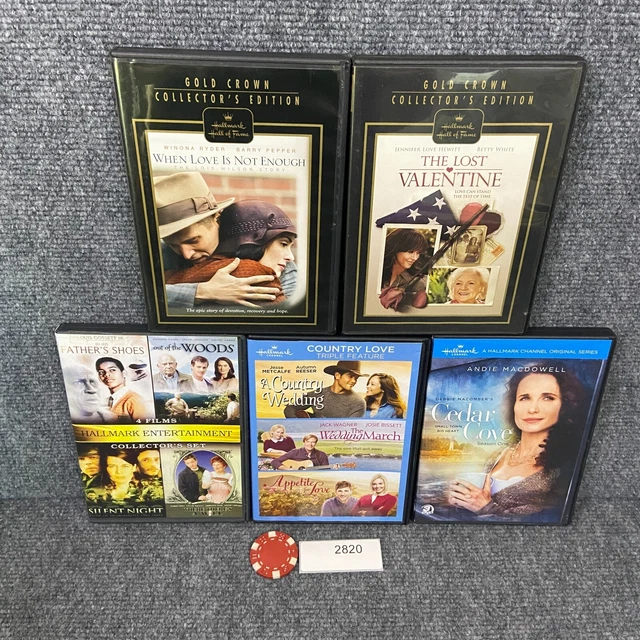 10 HALLMARK CHANNEL Gold Crown Collection Edition Movies Winona Ryder