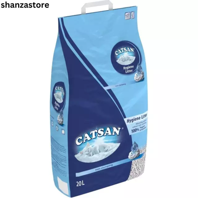 Catsan Hygiene Non-Clumping Cat Litter 20L | UK Free And Fast Dispatch