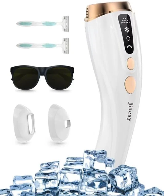 IPL Epilatore Luce Pulsata,Epilatore Viso Donna 3 FUNZIONI-HR/SC/RA E 6 Livelli