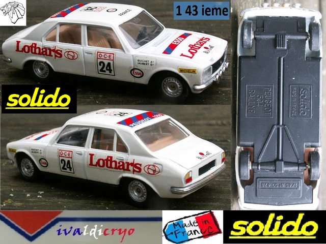 PEUGEOT 504 RALLY Du Maroc - 1/43 Solido 50 mint EUR 83,88 - FR