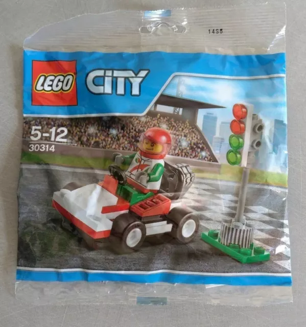 LEGO Town City 30314 Go-Kart Racer Karting - Rare de 2015 - Neuf & Scellé