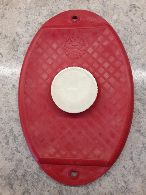 Vintage Davol Red Household Hot Water Bottle No. 402 USA