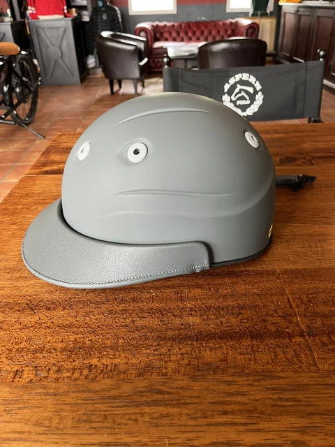 Polo Helm Reitsport Pferd 🐎Sporthelm Reithelm Grau LARGE 60-62 U.K. - NEU