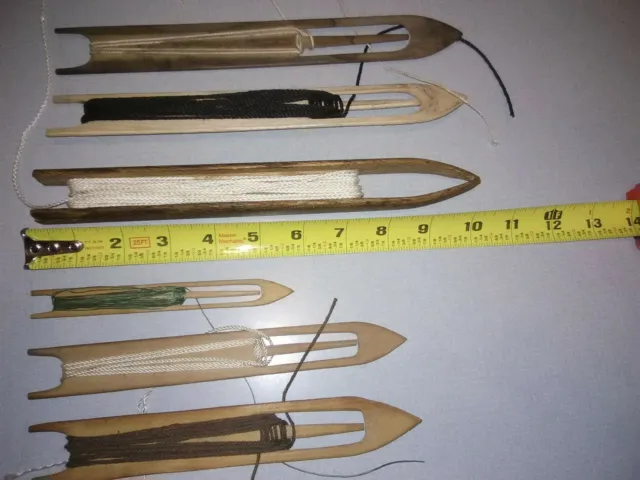 https://www.picclickimg.com/-PAAAOSwrOlf324d/Lot-of-6-Vintage-Wood-Fishing-Net-Needles.webp