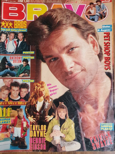 Bravo 13 24.3.1988, Alf, Patrick Swayze, Bros, Pet Shop Boys, Wet Wet Wet