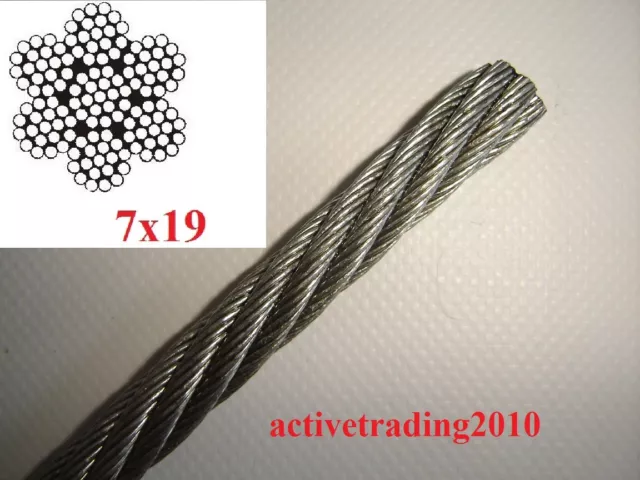 11,5 MM Câble en Acier de Treuil Unimog par Mètre Greifzug Bw Galvanisé din