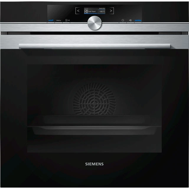 siemens four intégrable 71l 60cm a+ inox/noir hb672gbs2