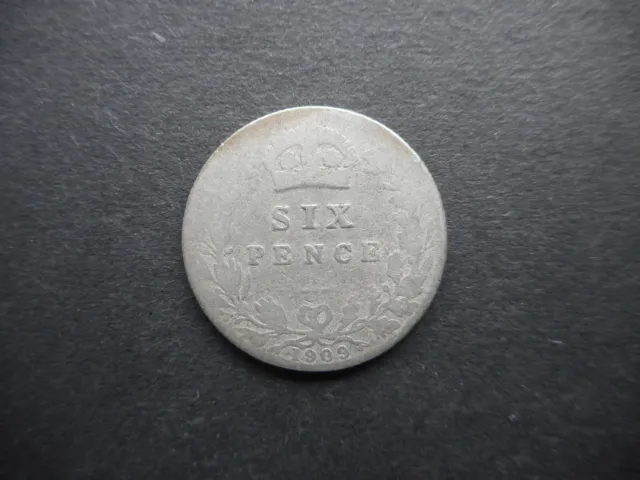 United Kingdom 6 Pence 1909 Edward VII (KM# 799)