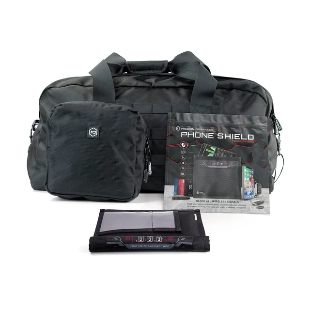 Mission Darkness Protected Traveler Faraday Bag Bundle - Collection Includes ...