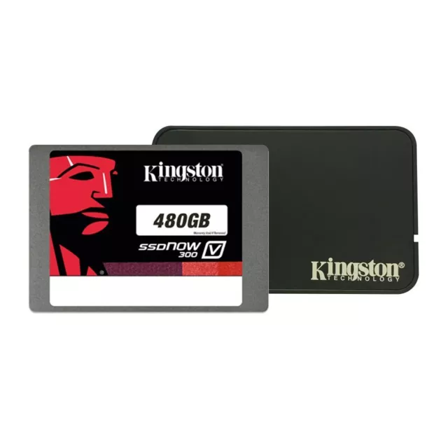 Kingston - SSDNow V300 - 480 Go 2,5" SATA 3 avec Kit de mise à niveau pour pc