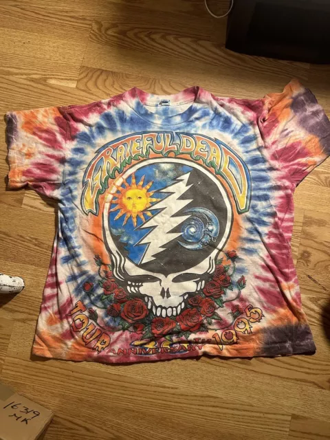 vintage grateful dead tour t shirt Summer Tour 1995