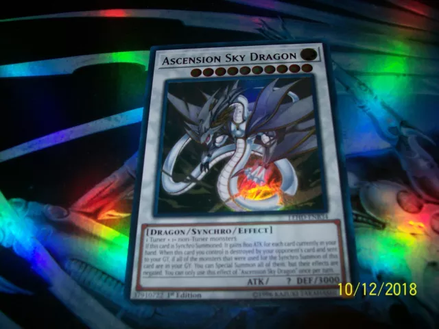 Ascension Sky Dragon 1st Edition Ultra Rare LEHD-ENB34 Yu-Gi-Oh!