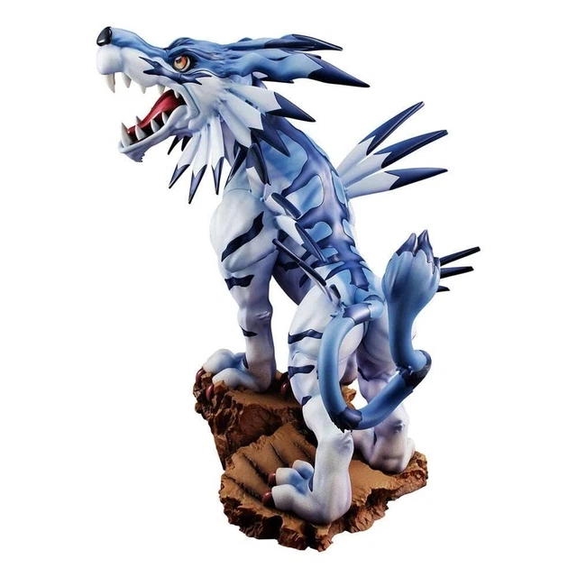 Figurine Digimon Adventure - Garurumon Battle Ver. Precious G.E.M. Par MegaHouse