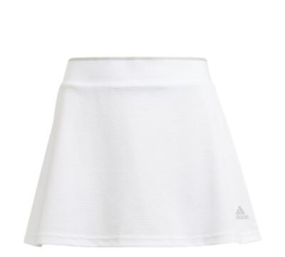 Adidas Girls Club Skirt Juniors Girls White Size UK 11-12 Years *REF101