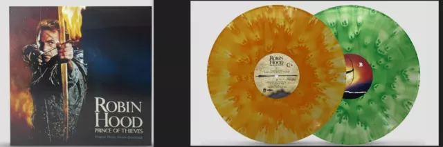 ROBIN HOOD Robin des Bois Soundtrack BO 2 Vinyles LP Couleur 1/300 NEUF