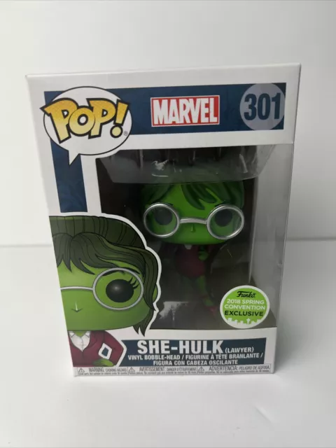 FUNKO POP! MARVEL #301 She-Hulk (Lawyer) 2018 Spring Convention ...