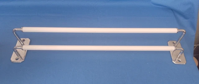 Porte-serviettes Vintage Syla - Art Déco Plastique Blanc - French Antique