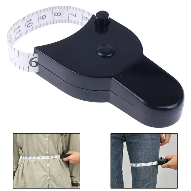 Fitness Accurate Body Tape Ruler Measure Body Fat Caliper Health Care Monit -EL