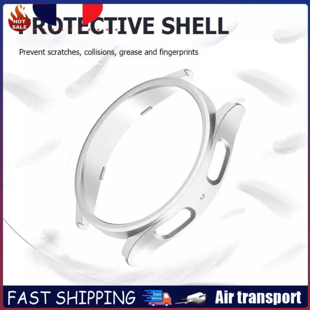 Watch Shell Case Protective Bumper Frame pour Galaxy Watch5 Pro 45mm (Argent) FR