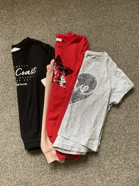 girls age7 Age 8 Years NEXT / H&M bundle T-shirt, sweatshirts