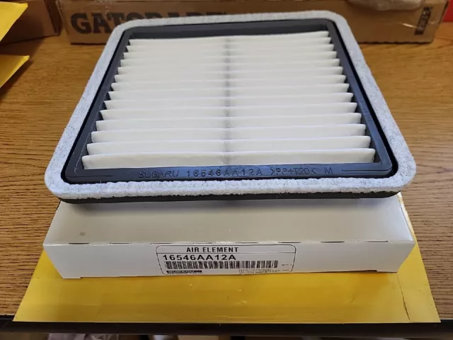 NEW Genuine Subaru Engine Air Filter Element 16546AA12A WRX OUTBACK IMPREZA More NEW Genuine Subaru Engine Air Filter Element 16546AA12A WRX OUTBACK IMPREZA More