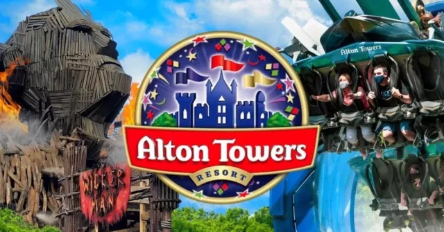 2 x ALTON TOWERS TICKETS Thursday 23rd May