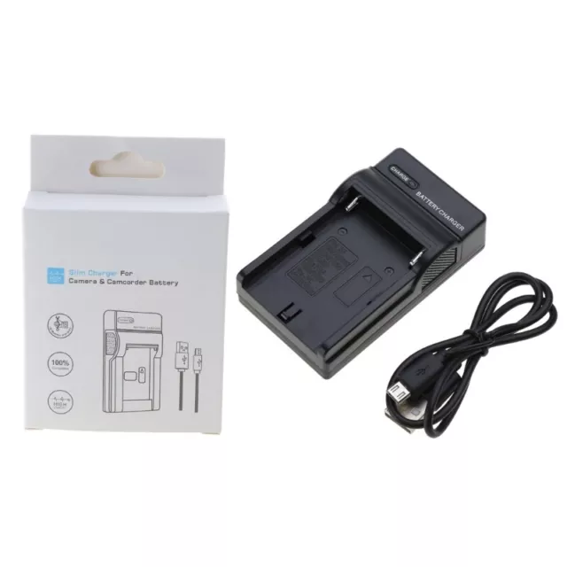 USB Battery Charger For Sony NP-F550 F570 F770 F960 F970 FM50 F330 F930 Camera