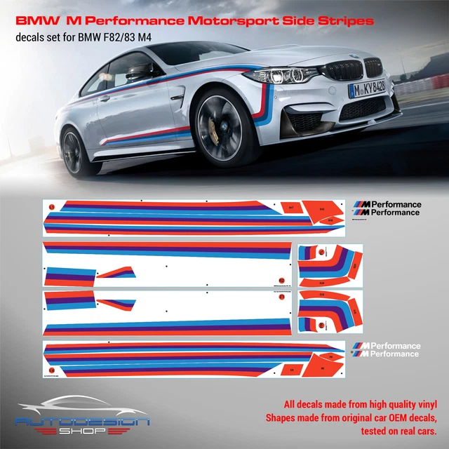 Adesivi Per Auto E Moto Strisce Laterali BMW Motorsport - Foto 8
