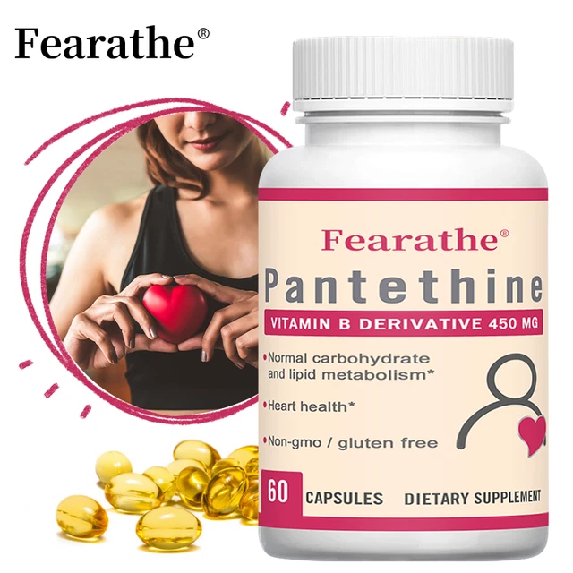 PANTETHINE 450 MG Vitamin B5 Derivative 30 To 120 Capsules £9.02