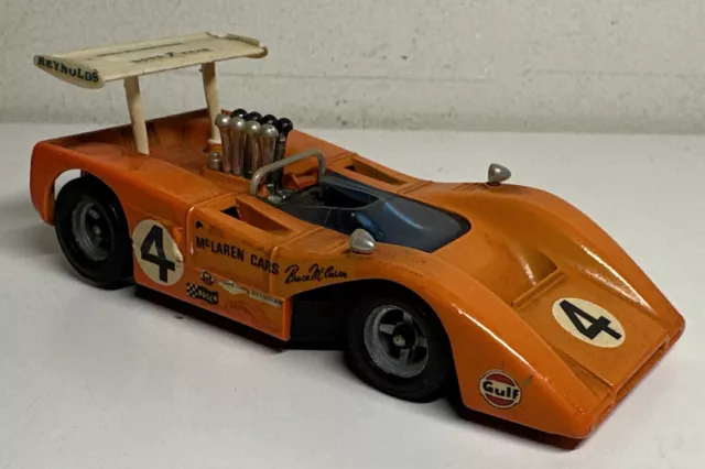 SOLIDO: 1/43 McLAREN M8B CAN-AM #4 NUMMER 176 ORANGE FRANKREICH DIECAST AUTO