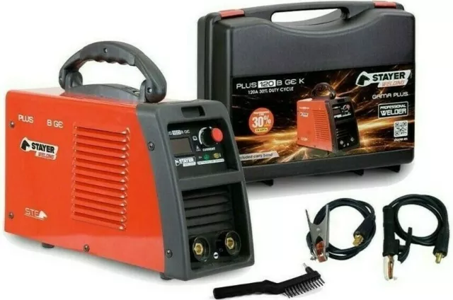 Saldatrice Ad Inverter Professionale A Elettrodo Stayer Portatile + Accessori