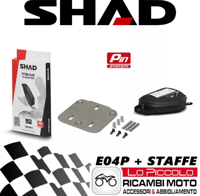 Kawasaki Zx-10R 2010 2011 Shad Borsa Serbatoio E04P 3 Litri + Flangia X014Ps