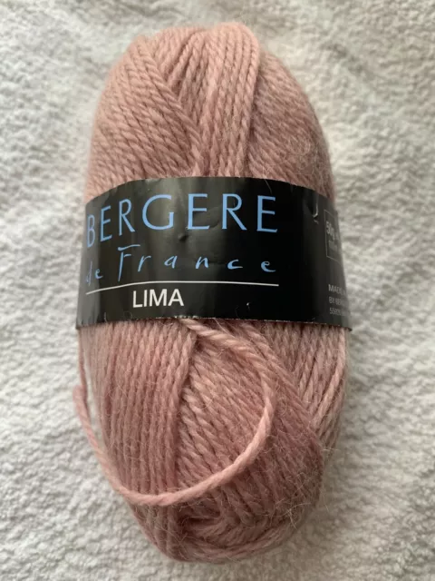 Bergere de France, DK, 80% Lanawolle20% Alpaka, Farbe Aurora oder staubig rosa