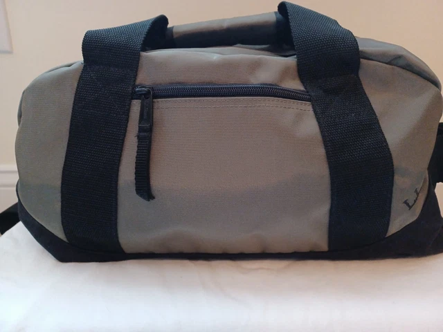 L.L.BEAN Small Adventure Duffle Bag Olive Green Carry-on Travel Outdoor Camping