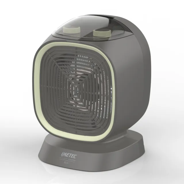 Imetec Silent Power Eco Intérieure Vert, Gris 2100 W Chauffage de ventilateur él