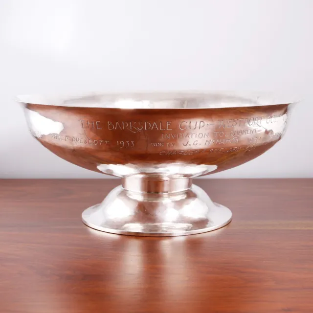 Rare William Waldo Dodge, Jr Asheville, Nc Arts & Crafts Sterling Silver Trophy