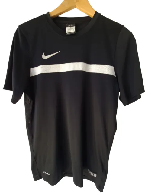 T-shirt uomo Nike nera Active Dri-Fit corsa/palestra. TAGLIA: MEDIA