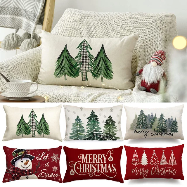 Kissenbezug Weihnachtsbaum Weihnachtskissen 45x45 C Produktbild-Vorschau 4