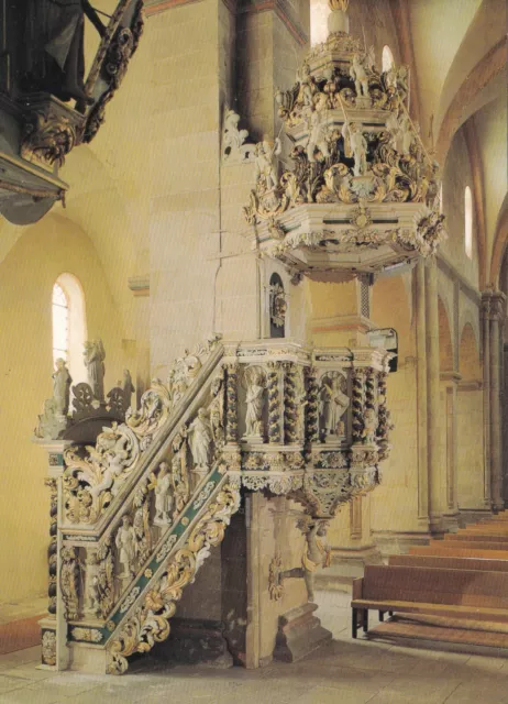 Alte Kunstpostkarte - Goslar - St. Peter und Paul auf dem Frankenberge - Kanzel