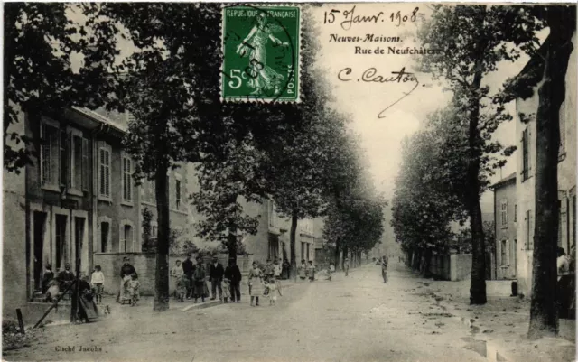 CPA AK NEUVES-MAISONS - Rue de NEUFCHATEAU (484311)