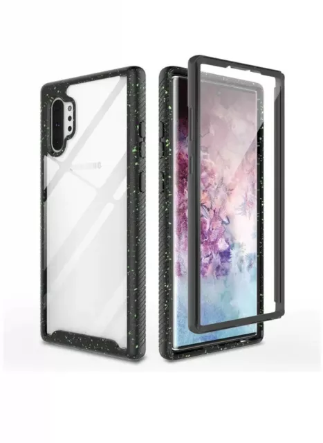 Lxlfcase Galaxy Note 10+ Case, Starry Series 2in1 TPU PC Slim Hybrid Heav... New