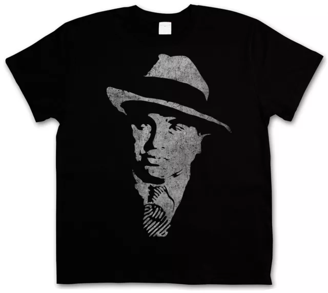 AL CAPONE VINTAGE PORTRAIT T-SHIRT - Mafia Mob Familia Chicago Gangster Boss USA