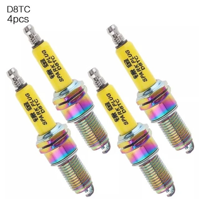 4 x Ugelli Moto Iridium Candele per CG 125cc 150cc 200cc 250cc
