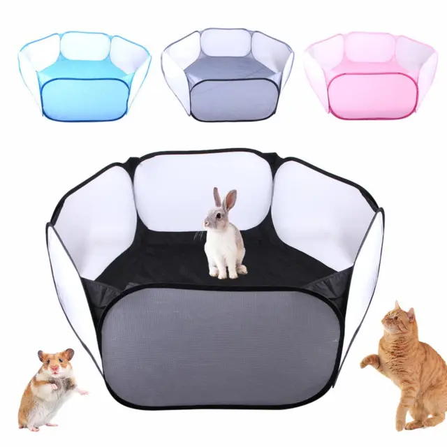 Portable Hamster Playpen Pet Tent Literie Rabbit Hideout Cage Tent Animal Chew