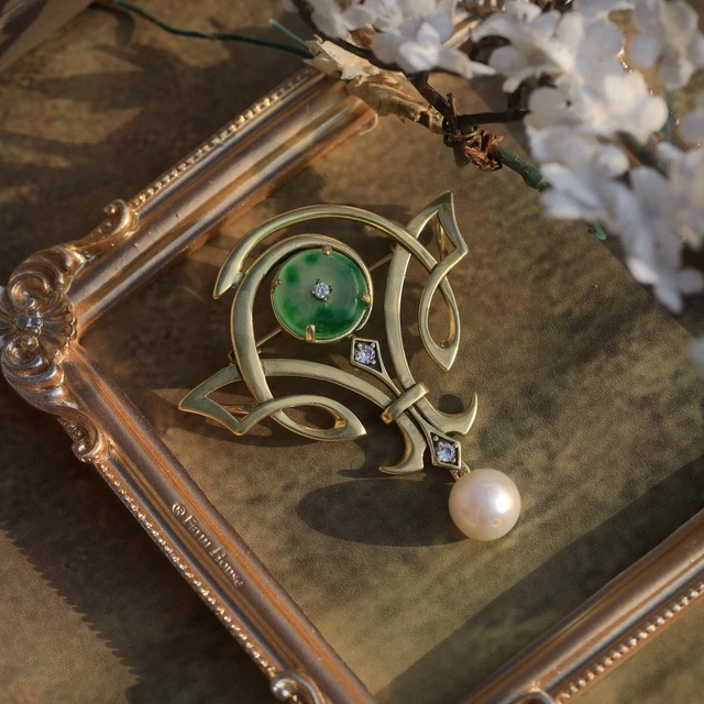 Collier en vermeil pendentif coeur évidé avec coeurs d'oxydes blancs - 42+3cm