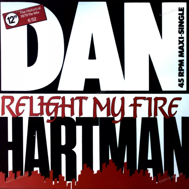 Dan Hartman - Relight My Fire Maxi (VG+/VG+) '