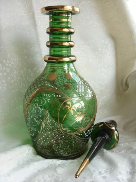 Antiker Glas .Naher Osten .Islam . Kunst .Vase / Flakon /Wasserpfeife . 3