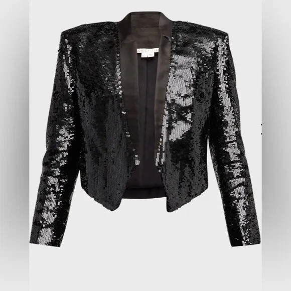 Veronica Beard Delony Sequin Crop Jacket